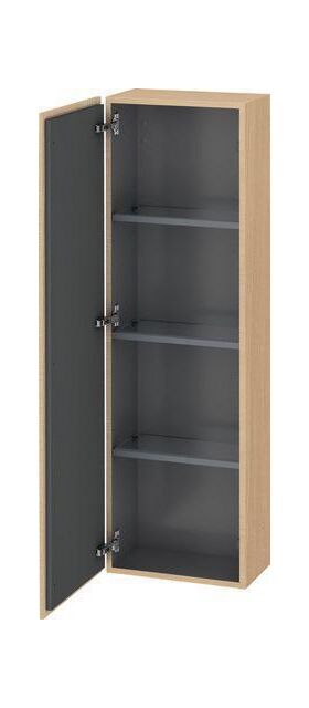 Duravit Halbhochschrank L-CUBE 400x243x1320mm A links eiche natur