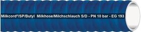 Saugschl. MILKCORD®/SP/BUTYL ID 63,0mm AD 77,0mm L.40m Blau Wandst.7,0mm - VPE: 40