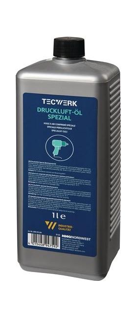 Druckluftspezialöl 1l Flasche TECWERK