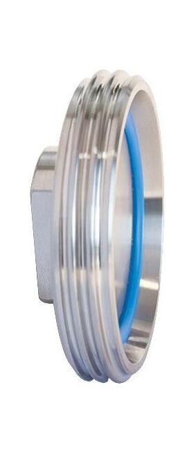 Milchrohrverschraubung Endstopfen VA (1.4301) 65 Nenn-Gr.95x1/6 Zoll TEGUMA