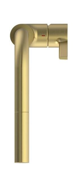 IDS Küchenarmatur GUSTO L-Auslauf 2F-Br. Ausl 235mm brushed gold IDEAL STANDARD