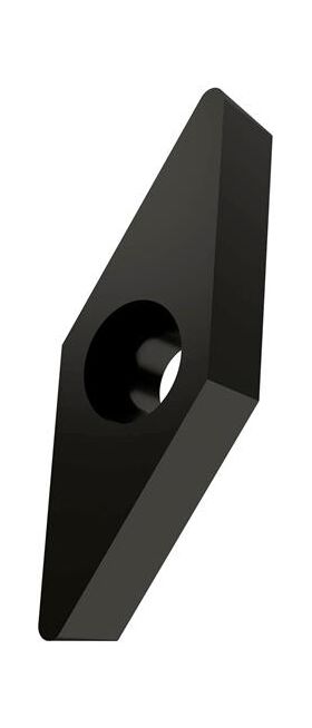 Drehwendeschneidplatte ISO VCMW 110302:T5305 D.2,8mm MT-CVD beschichtet Schwarz - VPE: 10