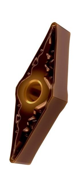 Drehwendeschneidplatte ISO VNMG 160412E-FM:T8430 Bohrungs-D. 3,81mm PVD PRAMET - VPE: 10