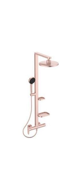 IDS Duschsystem Alu+ mit CFlow Brausethermostat rose IDEAL STANDARD