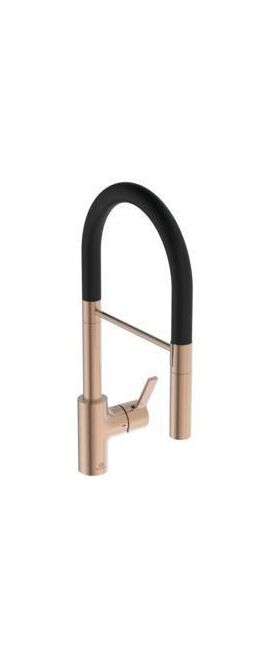 IDS Küchenarmatur GUSTO Semi-Pro 2F-Brause, Ausladung 225mm sunset rose IDEAL STANDARD