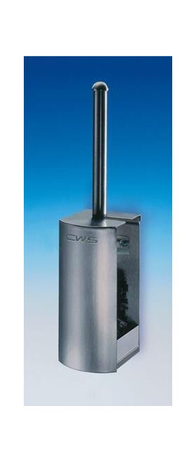 CWS Toilettenbürsten-Halter Paradiseline Edelstahl, mit Bürste, HxBxT 368x85x100