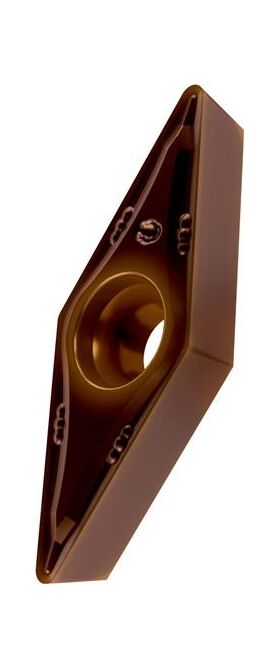 Drehwendeschneidplatte ISO VCMT 160404E-FM:T8430 D.4,4mm PVD beschichtet PRAMET - VPE: 10