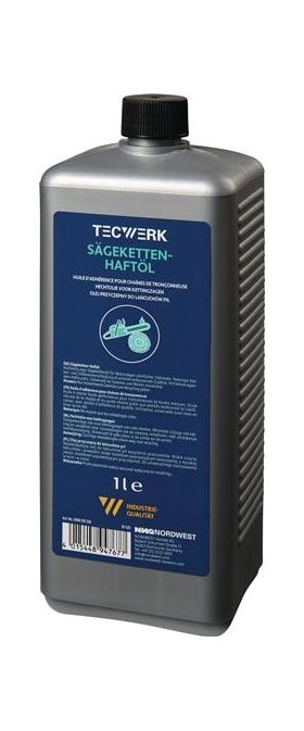 Sägekettenhaftöl 75-95 mm²/s (bei 40GradC) 1l Flasche TECWERK