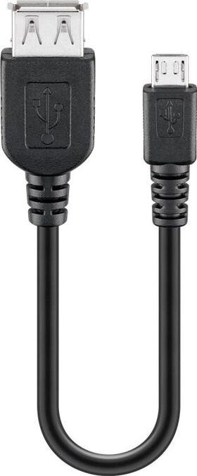 USB 2.0 Hi-Speed Adapter 0,2 m, USB-2.0-Buchse(TypA)- VPE: 1