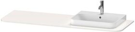 Duravit Konsolenplatte HAPPY D.2 PLUS 16x1600x550mmm m 1 Auss re we hochglanz