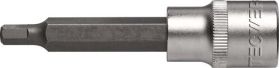 Steckschlüsseleinsatz 1/2 Zoll Innen-6-kant SW 6mm L.90mm TECWERK