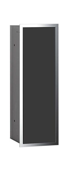 Emco Toilettenbürstengrt.-Modul ASIS 150 UP 495x168mm Türansch vari. chr./schwarz EMCO