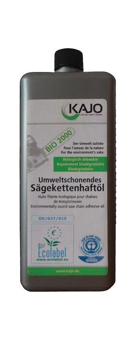 Sägekettenhaftöl BIO 2000 52 mm²/s (bei 40GradC) 1l Flasche KAJO