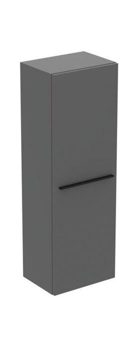 IDS Halbhochschrank i.life A 1 Tür, 40cm breit Quarzgrau matt IDEAL STANDARD