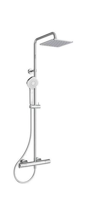 IDS Duschsystem IDEALRAIN mit CeraTherm T100 chrom IDEAL STANDARD