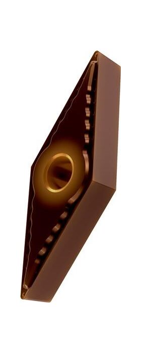 Drehwendeschneidplatte ISO VNMG 160404E-FF:T8415 Bohrungs-D. 3,81mm PVD PRAMET - VPE: 10