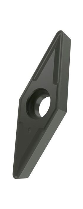 Drehwendeschneidplatte ISO VCGT 130308E-NF2:TT010 Bohrungs-D. 3,4mm Farbe Grau - VPE: 10