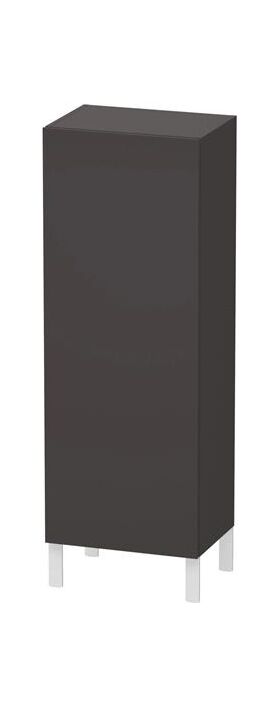 Duravit Halbhochschrank L-CUBE 500x363x1320mm A links graphit supermatt