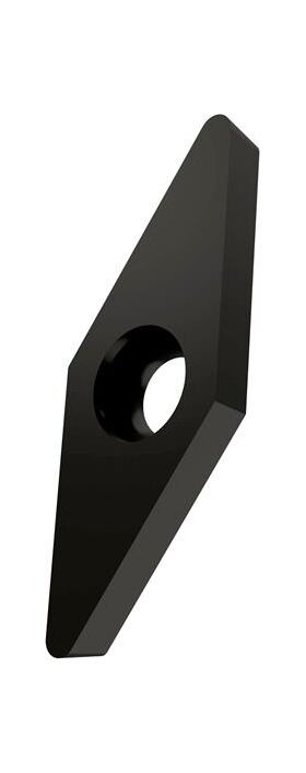 Drehwendeschneidplatte ISO VCGW 130304:T5305 D.2,6mm MT-CVD beschichtet Schwarz - VPE: 10
