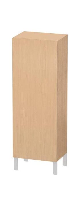Duravit Halbhochschrank L-CUBE 500x363x1320mm A rechts eiche natur