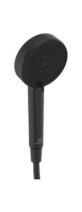 IDS 2-Funktions-Handbrause Alu+ d= 100mm silk black IDEAL STANDARD