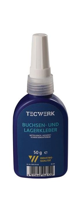 Buchsen-/Lagerkleber hf.mv.grün 50g Flasche TECWERK
