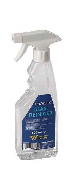 Glasreiniger 500ml Sprühflasche TECWERK