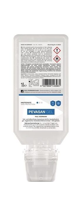Hautschutz Pevasan Gel 1l Softflasche PAUL VOORMANN