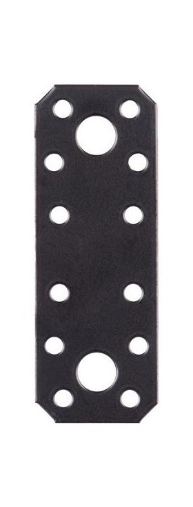 Flachverb.EN 14545 L.96mm B.35mm S.2,5mm STA schwarz ku.-besch.GAH