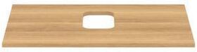 IDS Waschtischplatte i.life B mitt Auss f Sch. 802x507x18mm Ei Natur IDEAL STANDARD