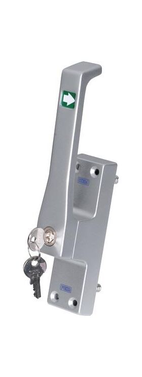 Türtreibr.970Z DIN re.silber elox.LM Rundstange 10mm FUHR