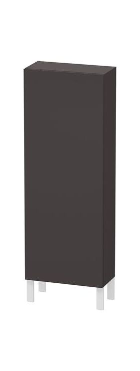 Duravit Halbhochschrank L-CUBE 500x243x1320mm A links graphit supermatt