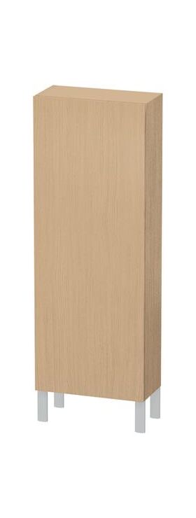 Duravit Halbhochschrank L-CUBE 500x243x1320mm A rechts eiche natur