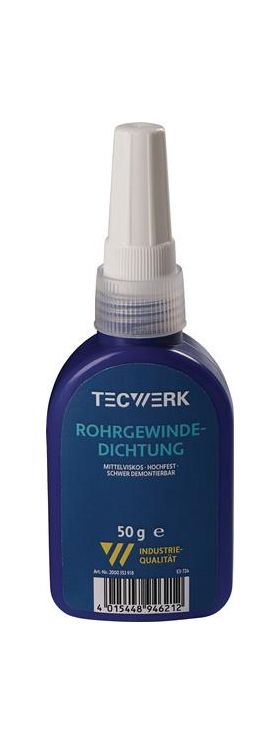 Rohrgewindedichtung hf.mv.braun 50g Flasche TECWERK