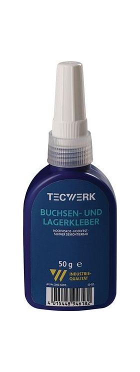 Buchsen-/Lagerkleber hf.hv.grün 50g Flasche TECWERK