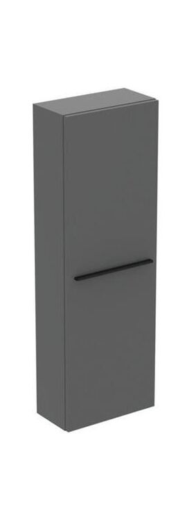 IDS Halbhochschrank i.life S 1 Tür, 400x210x1200mm Quarzgrau matt IDEAL STANDARD