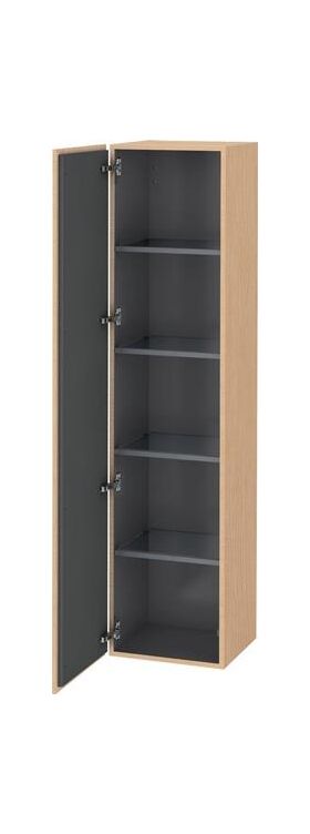 Duravit Hochschrank L-CUBE 400x363x1760mm A links eiche natur