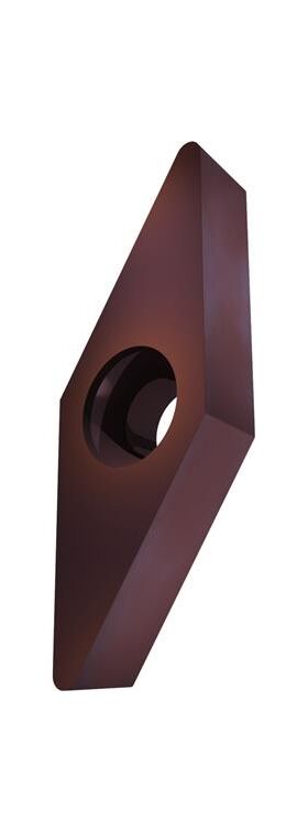 Drehwendeschneidplatte ISO VCMW 160408:T8415 D.4,4mm PVD beschichtet Goldbraun - VPE: 10