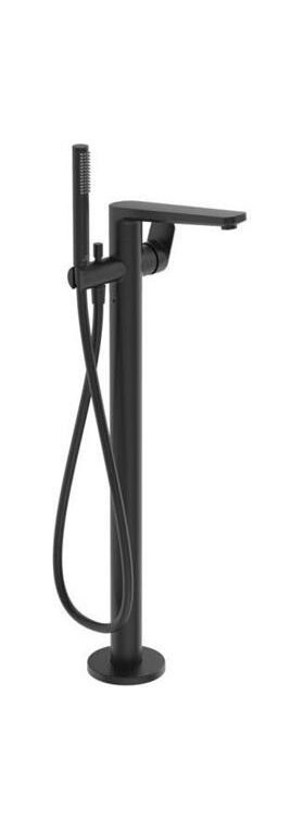 IDS Attrappe Wannenarmatur TONIC II freist mit Stick-Handbrause silk black IDEAL STANDARD