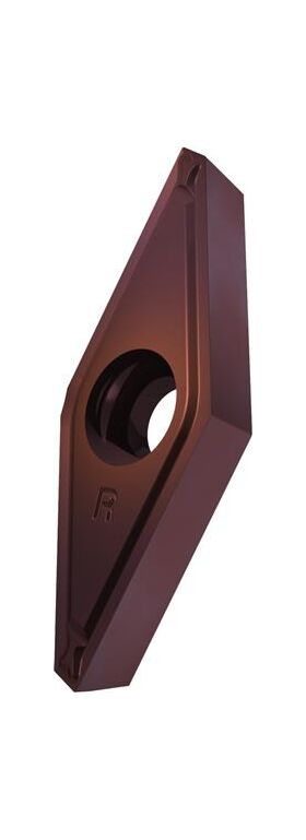 Drehwendeschneidplatte ISO VCGX 130301FR-FF2:T8415 D.3,4mm PVD beschichtet - VPE: 10
