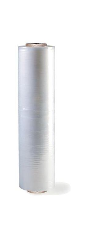 Handstretchfolie Breite 450mm Länge 300m transparent Stärke 20µ TRANSPAK - VPE: 6