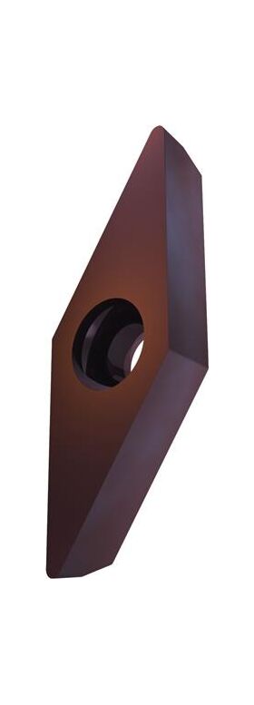 Drehwendeschneidplatte ISO VCMW 110304:T8415 D.2,8mm PVD beschichtet Goldbraun - VPE: 10