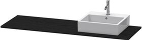 Duravit Konsole XSQUARE 16x1600x550mm m Auss re eiche schwarz