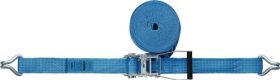 Zurrgurt DIN EN 12195-2 L.6m B.50mm m.Ratsche+Spitzh.LC U 4000 daN TECWERK