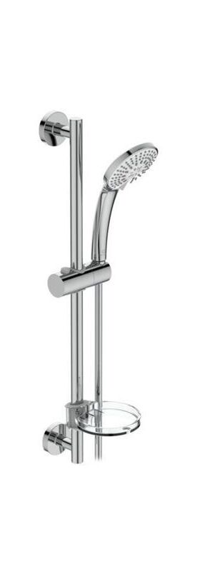 IDS Brausekombination IDEALRAIN M3 3-Fkt.-Handbrause d= 100mm 600mm chrom IDEAL STANDARD
