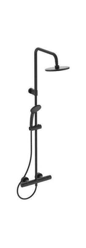 IDS AP-Brausethermostat CERATHERM mit Teleskopfunktion Silk Black IDEAL STANDARD