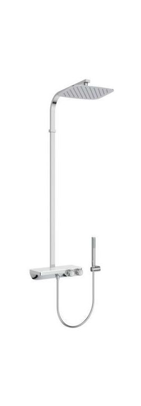 IDS Duschsystem CERATHERM S200 eckig, mit Ablage chrom IDEAL STANDARD