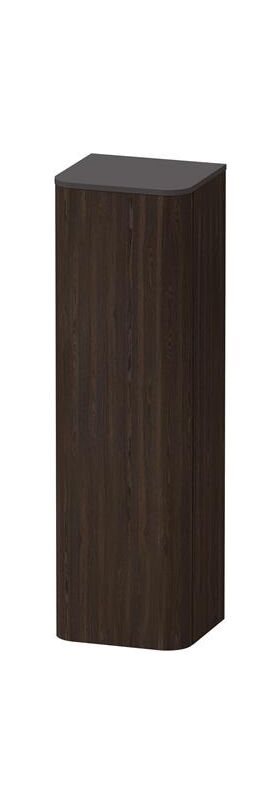 Duravit Halbhochschrank HAPPY D.2 PLUS 1336x400x360mm Türansch li NB gebürstet