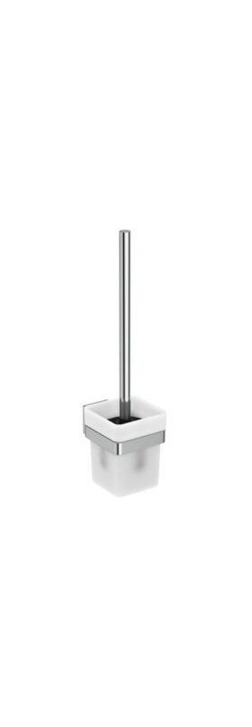 IDS Toilettenbürstengarnitur IOM CUBE wandhängend, aus Glas chrom IDEAL STANDARD