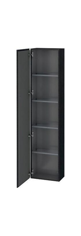 Duravit Hochschrank L-CUBE 400x243x1760mm A links eiche schwarz